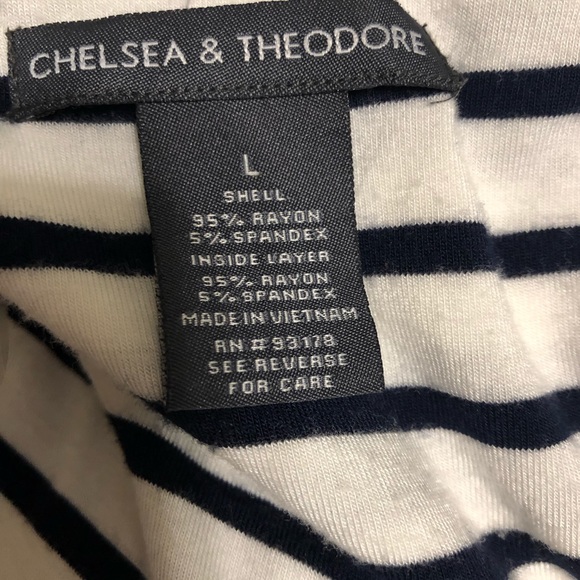 Navy and white striped dress - Picture 6 of 6